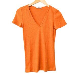 Zara V-Neck Womens Top Size S